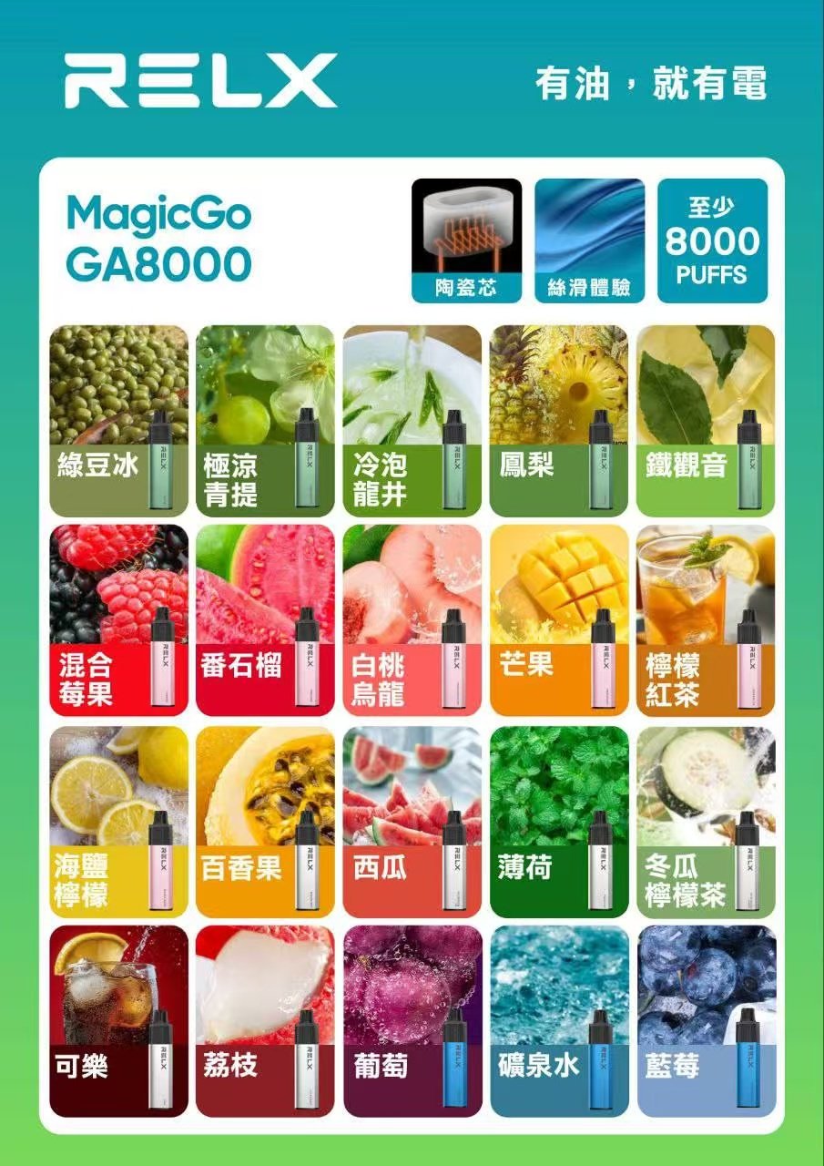 RELX 悅刻 GA8000抽 GA 系列獨家網狀芯技術 恆定流體傳導技術 極致柔順擊喉感 3% 恆定體感 台灣現貨:圖片 4