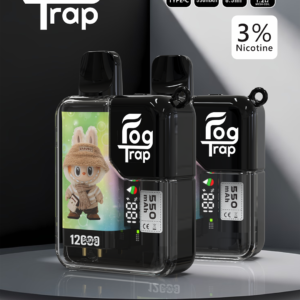Fog Trap 12000口 潮流霧化機 蠟筆小新 × LABUBU 絢麗塗裝 搭載 LCD 智控實時儀表板 超人氣聯名【買10贈1】 台灣現貨秒發