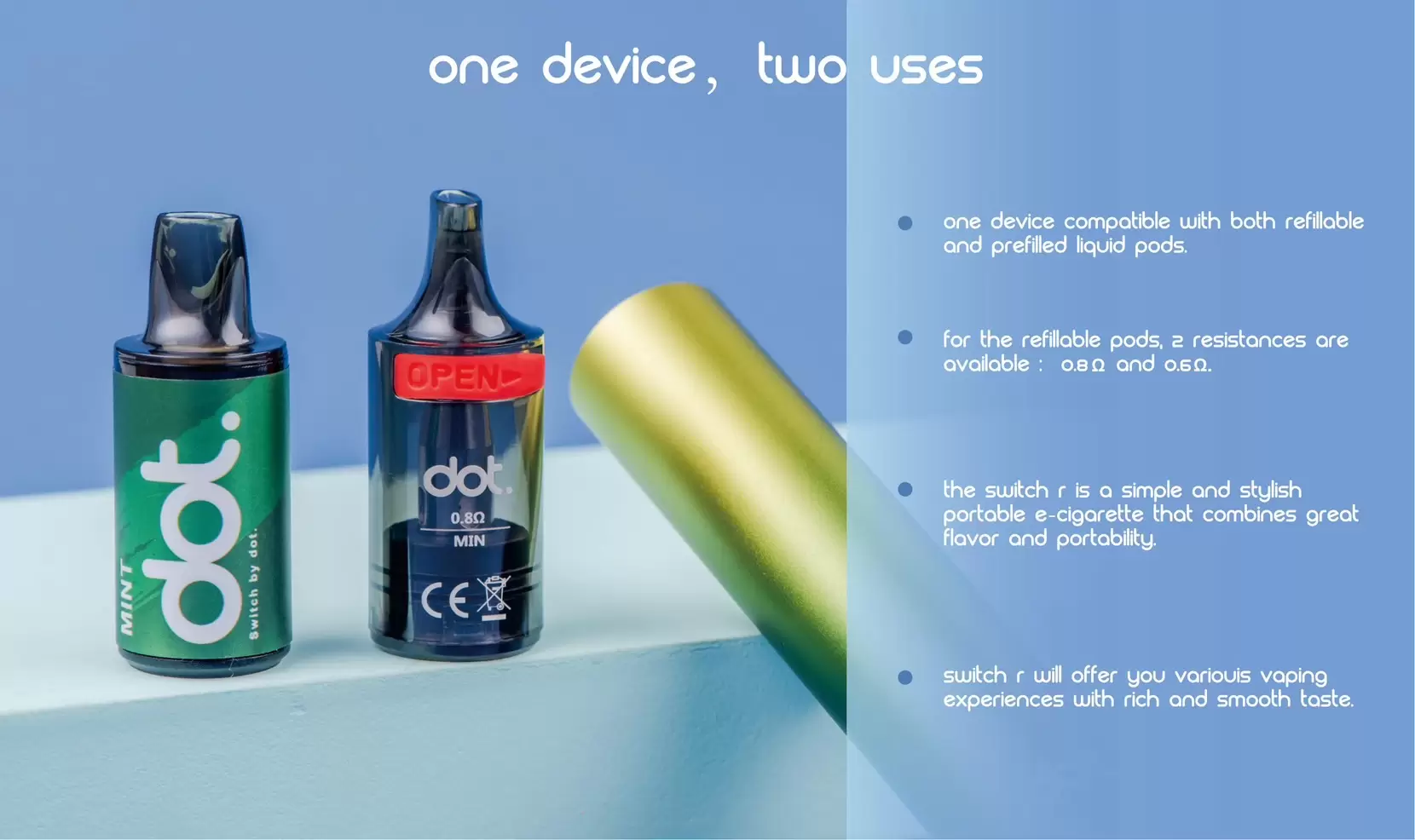 DOT 佩特里專用主機 550mAh 續航核心 x 恆壓晶片驅動系統 Type-C 疾速充能技術 暗黑機械風 台灣現貨:圖片 3
